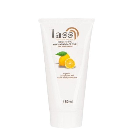 Lass brightening exfoliating face wash